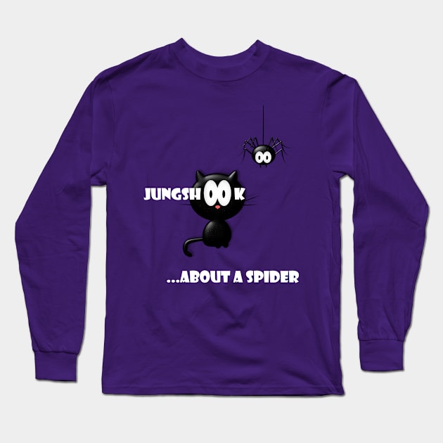 Jungshook About A Spider Long Sleeve T-Shirt by Maries Papier Bleu